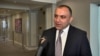 Armenia - Arman Dilanian, the chairman of the Constitutional Court, is interviewed by RFE/RL, Yerevan, April 21, 2025. 